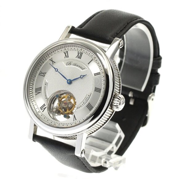 B-BARREL Tourbillon BB-333 Back skeleton Hand Winding Men's Watch